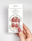 Rosy Meadow Press on Nails