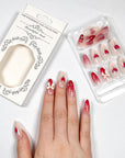 Crimson Love Press on Nails
