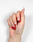 Crimson Love Press on Nails