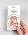 Crimson Love Press on Nails