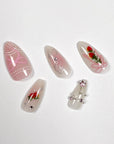 Bows Pastels Press on Nails