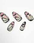 Forest Butterfly Press on Nails