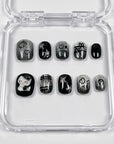 Mystic Kitty Press on Nails