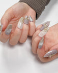 Sweet Taro Paste Press on Nails