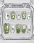 Springtime Blossom Press on Nails