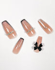 Chic Bow Press on Nails