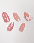 Pink Mirage Press on Nails