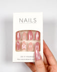 Pink Mirage Press on Nails