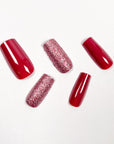 Sparkling Plum Press on Nails