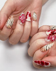Wild Blossom Press on Nails
