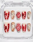 Wild Blossom Press on Nails