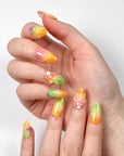 Tropical Fruits Press on Nails