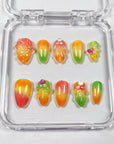 Tropical Fruits Press on Nails