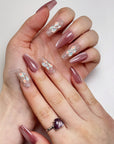 Colorful Glass Press on Nails