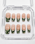 Camouflage French Press-on Nails