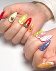 Colorful Fruit Feast Press on Nails