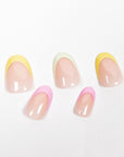 Pastel French Press on Nails