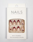 Sweet Cherry French Press on Nails