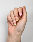 Pastel French Press on Nails