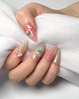 Pink Tulip Bouquet Press on Nails
