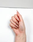 Nude Pink Giltter Press-on Nails