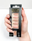 Nude Pink Giltter Press-on Nails