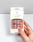 Sweet Blush Bow Press on Nails