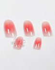 Sweet Blush Bow Press on Nails