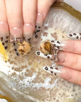 Cute Fluffy Leopard Press on Nails