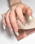 Shining Shell Fragments Press on Nails