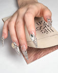 Amber Aura Press on Nails