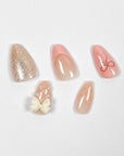 Sweet Shining Bow Press on Nails