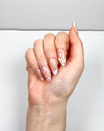 Sweety Bow French Press on Nails