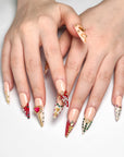 Starry Dusk Press on Nails