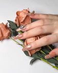 Rose Pink Cat-eye Press on Nails