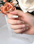 Mocha Bow Press on Nails