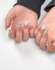 Winter Snowflakes Press on Nails