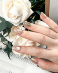 Golden Sunshine Press on Nails