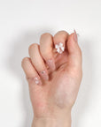 Light Pink Bow Press On Nails