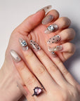 Sparkling Polka Dot Press on Nails