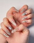 Sparkling Polka Dot Press on Nails