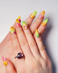 Tropical Fruits Press on Nails