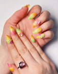 Tropical Fruits Press on Nails