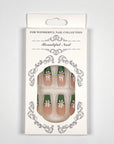 Verdant Blossom French Tips