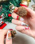 Yuletide Fun Press on Nails