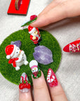 Yuletide Fun Press on Nails