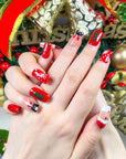 Santa Claus Press on Nails