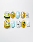 Cute Frog Fun Press-On Nails