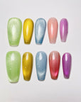 Colorful Candy Press on Nails