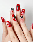 Santa Claus Press on Nails